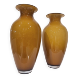 Pair of large Murano vases from the 1960s
