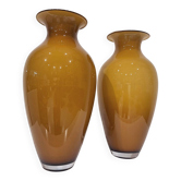 Paire de grands vases de murano des années 1960