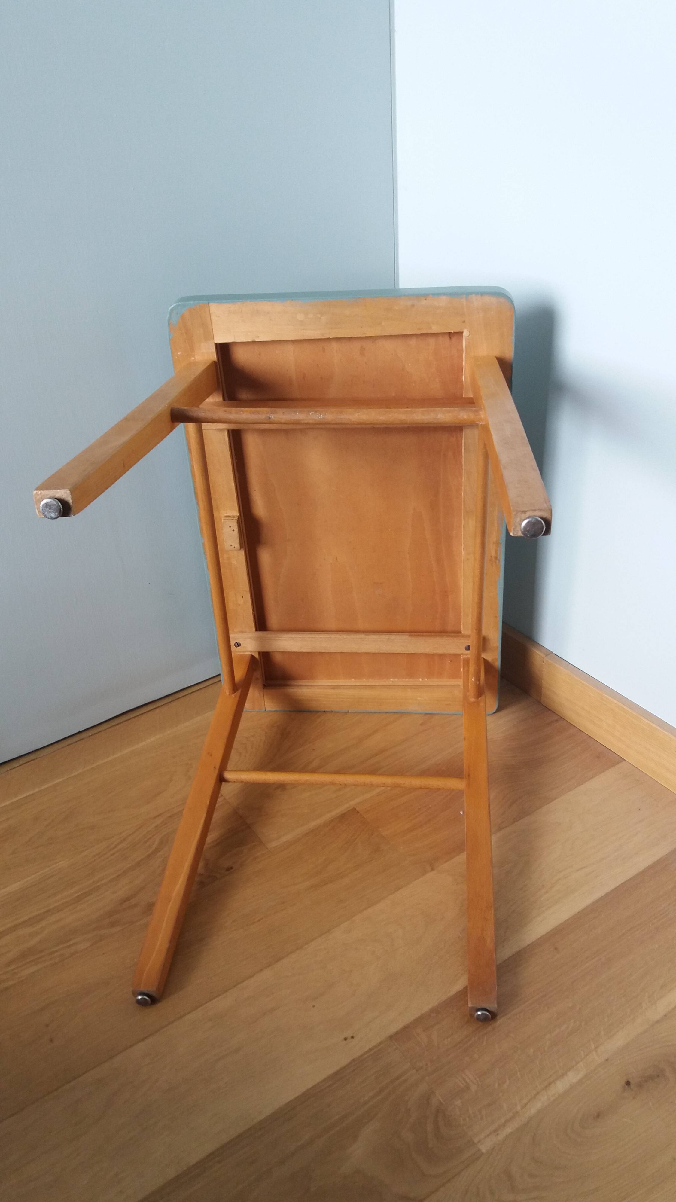 Bureau pupitre enfant pieds compas