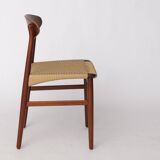 Mid-Century Teak Dining Chair by Larsen & Bender Madsen for Naestved Møbel