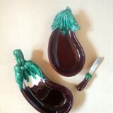 Eggplant set in slurry