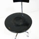 Architects chair with tubular steel frame, height adjustable