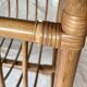 Vintage rattan and bamboo magazine rack