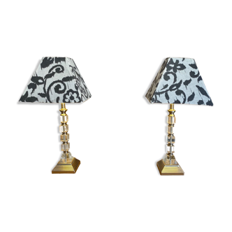 Set of 2 Art Deco style lamps