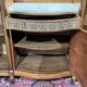 Art Deco buffet in mahogany, oak, and marble top.