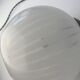 Lot 3 old rifled pendant lamps 1960