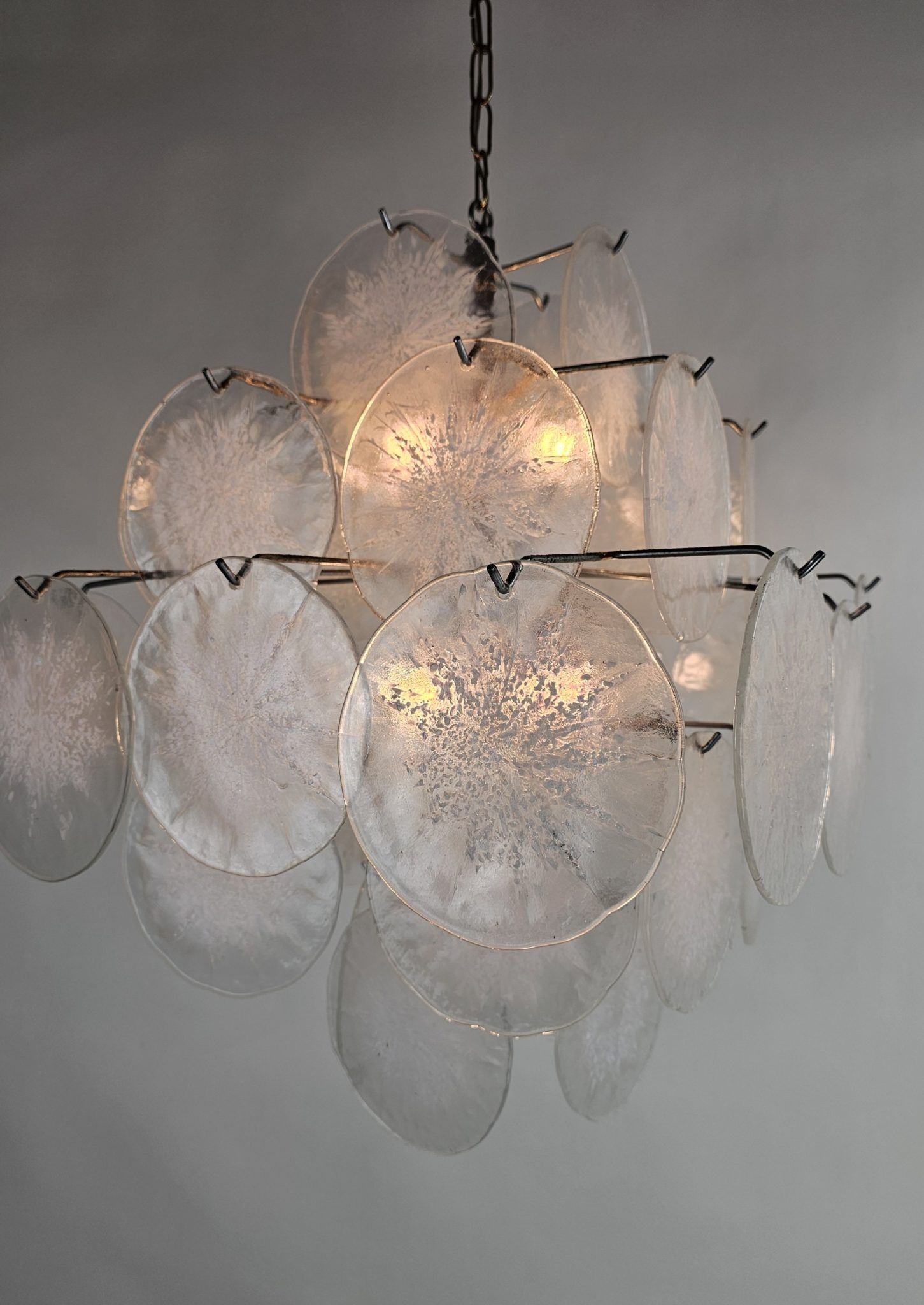 Grand lustre en verre Vistosi Flocon de neige