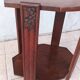 Art Deco side table in solid oak