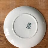 Plate 19th model "Byzantine" Saint Amand & Hamage