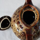 Glazed ceramic teapot