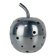 Aluminium apple sculpture, 1970s, candle holder