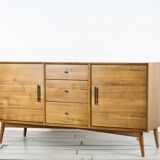 Midcentury scandinavian walnut sideboard