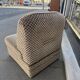 Vintage 70s geometric patterned armchair