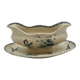 Saucière terre de fer, motifs nénuphars