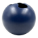 Modern blue spherical ceramic vase, Italy 1970