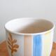 Ceramic pot cover, Matisse-style décor, 70s