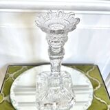 Portieux molded glass candle holder