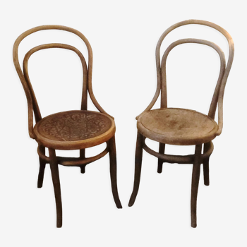 Paire de chaises bistrot