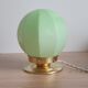Green opaline table lamp