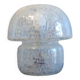 Lampe champignon en verre italien 1970