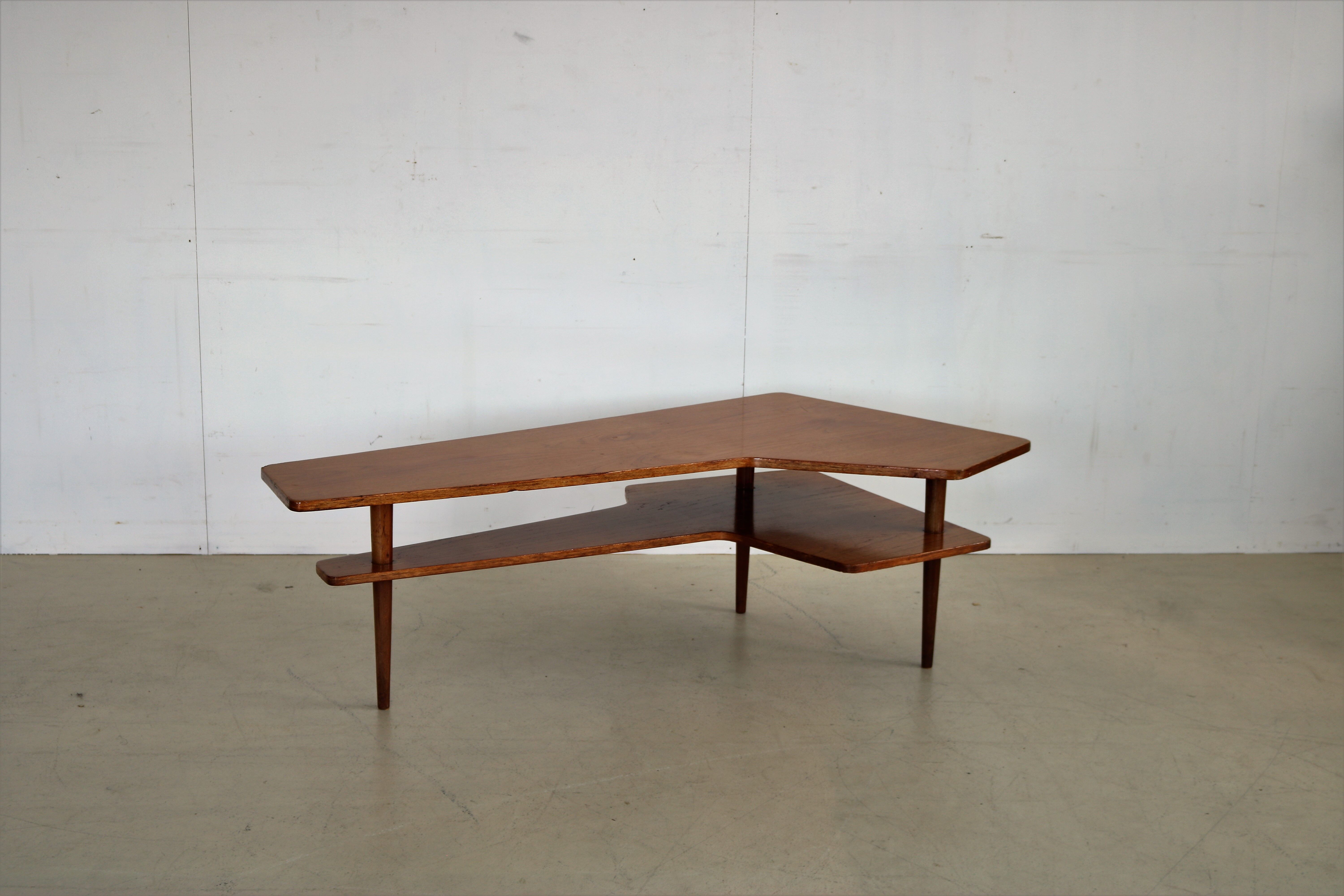 Vintage coffee table "boomerang"
