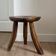 Tabouret tripode brutaliste