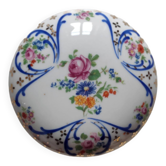 Petite boite à bijoux porcelaine de Limoges Pallas