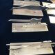 12 knife holders signed Yorel Art Deco