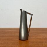 Mid-Century Pewter Carafe Vase with Teak Handle by K.M.D. Tiel Royal Holland Pewter, 1960s