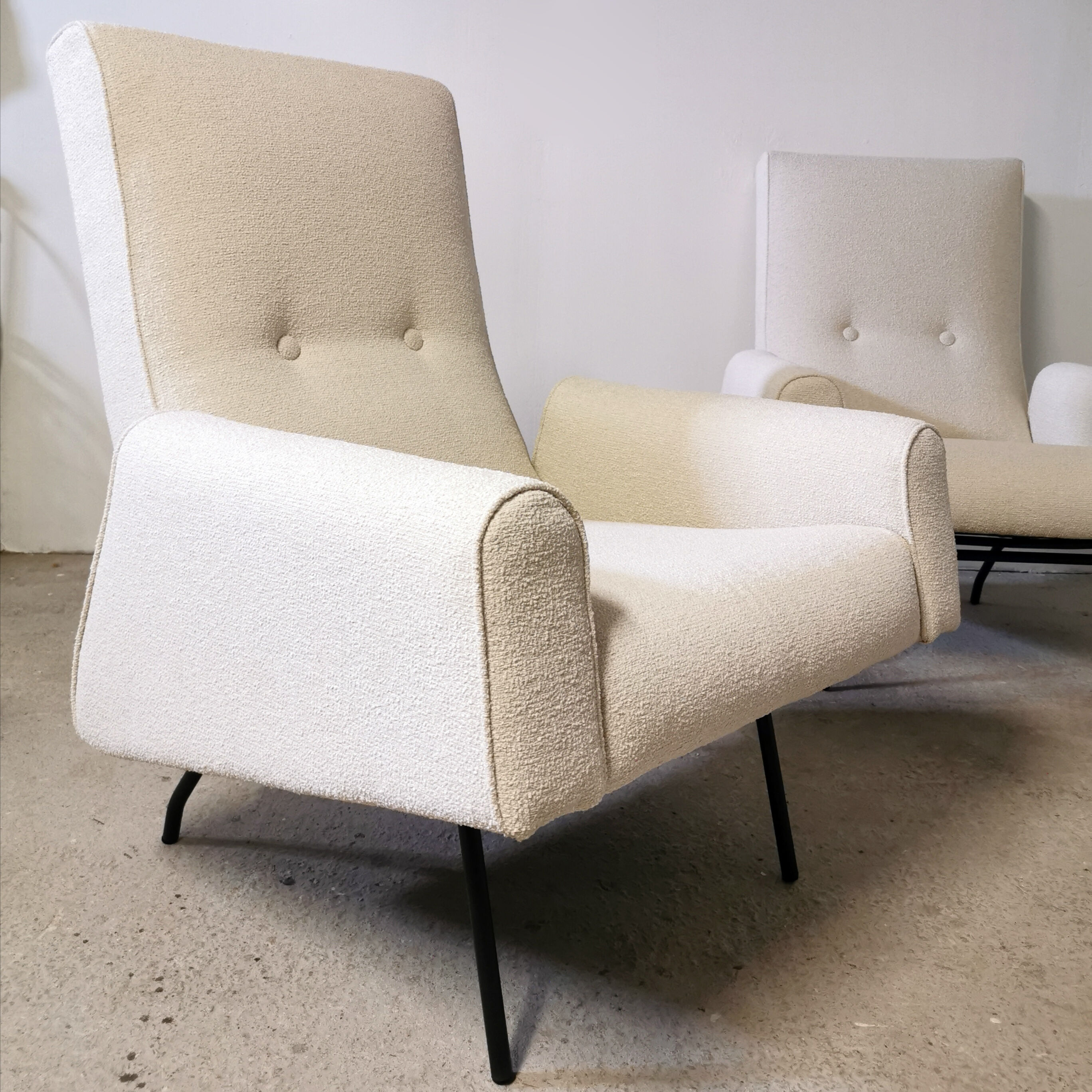 Pair of armchairs by Louis Paolozzi for Zol 1950