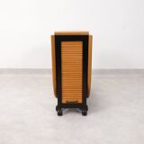 4 Trieste folding chairs with storrage table - Aldo Jacober for A. Bazzani