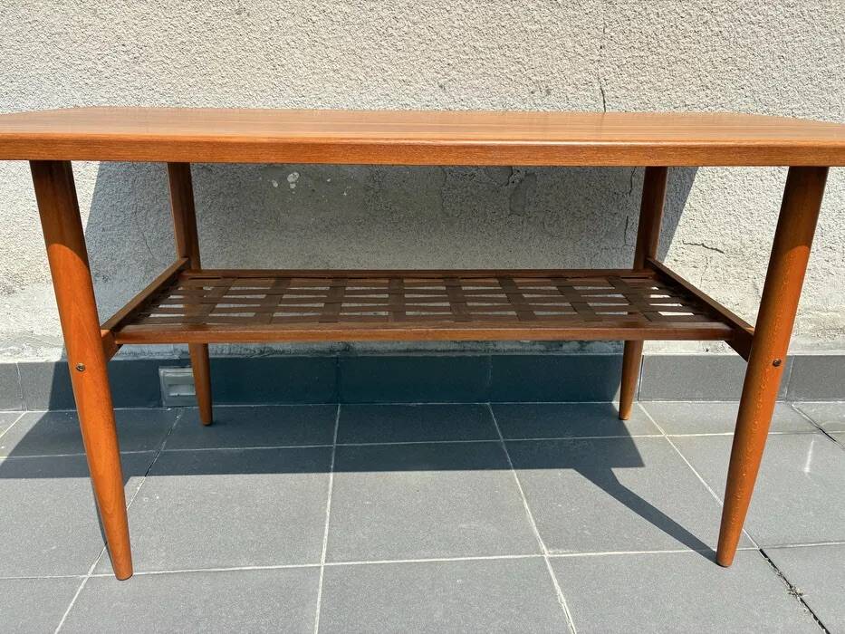 Vintage Alberts Tibro Teak Coffee Table 1960s | Albert Larsson Swedish Desi