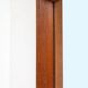 Minimalist Aarhus mid-century teak wall mirror / Danish modern design / 1960s / 1970s