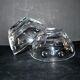 Cristal jg durand set of 2 cut crystal bowls with bubble dots