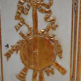 Paire de cabinets  italiens demi-lune