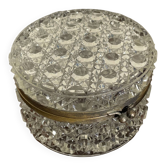 Baccarat crystal jewellery box or trinket box, bijoux 1900-1930