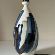 Pied de lampe terre cuite céramique vintage années 80 90