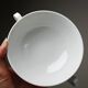 5 cups with two handles, Limoges porcelain Bernardaud "Palm"