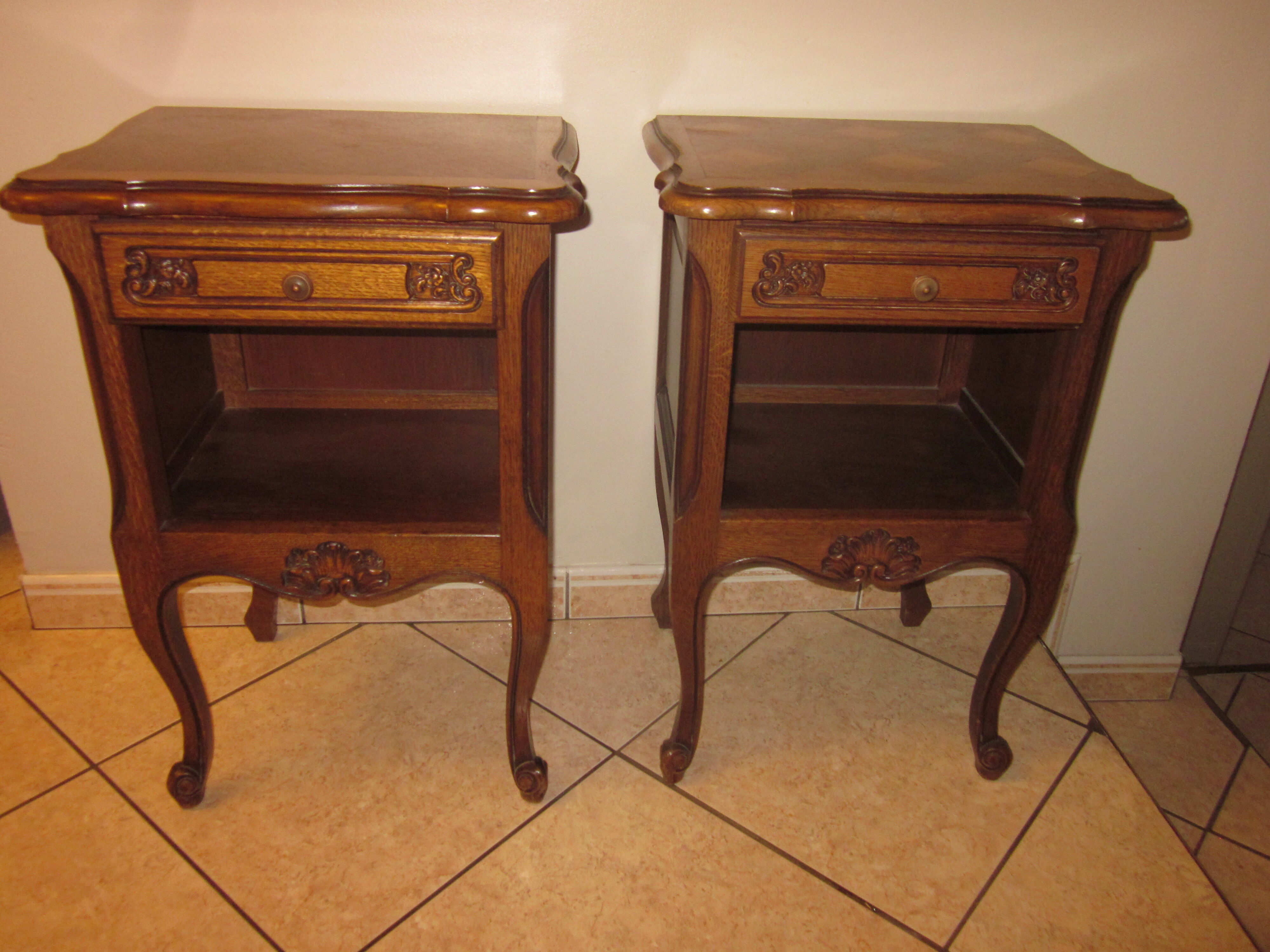 Louis style bedside pair 15