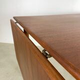 Danish MIdCentury Drop Leave Table in Teak Arne Vodder Style, 1960s Denmark
