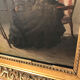 Oil on wood interior scene