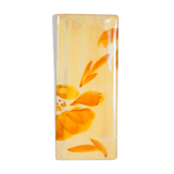 Soceram iridescent cubic vase