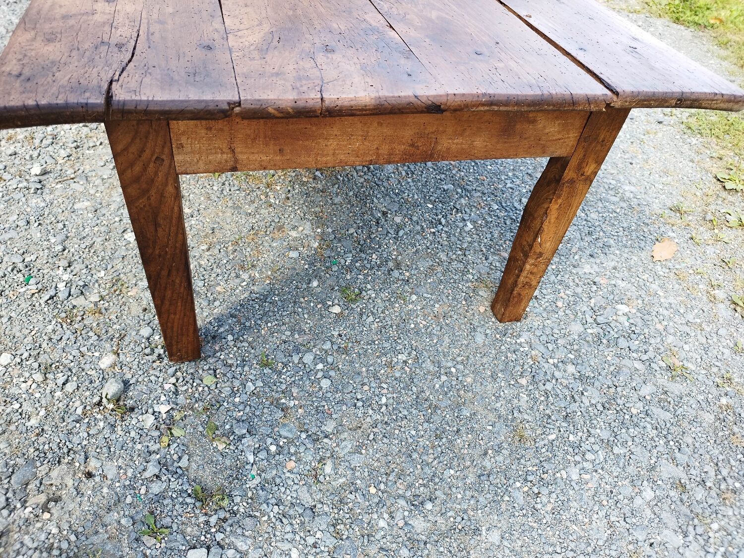 Table basse de ferme rustique