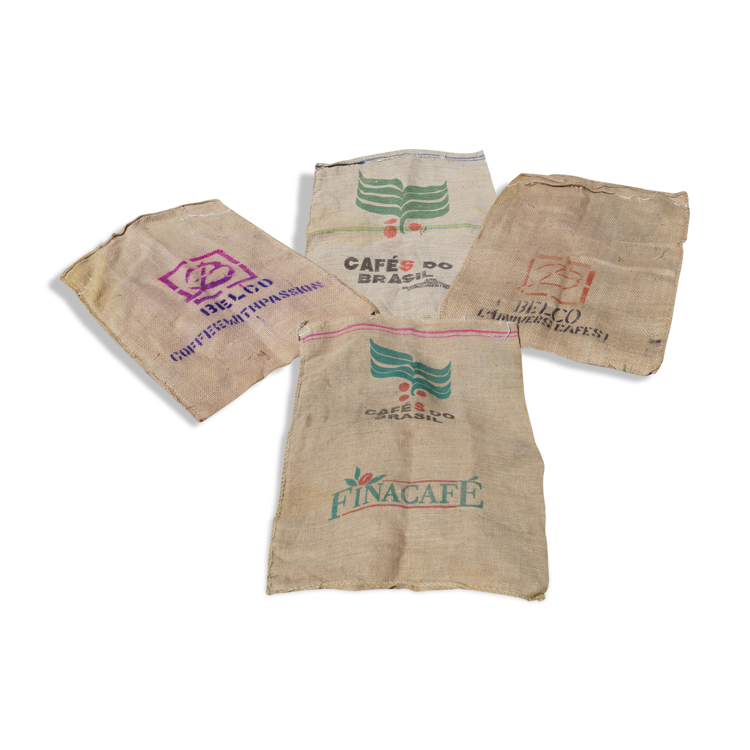Lot de 4 sacs à café