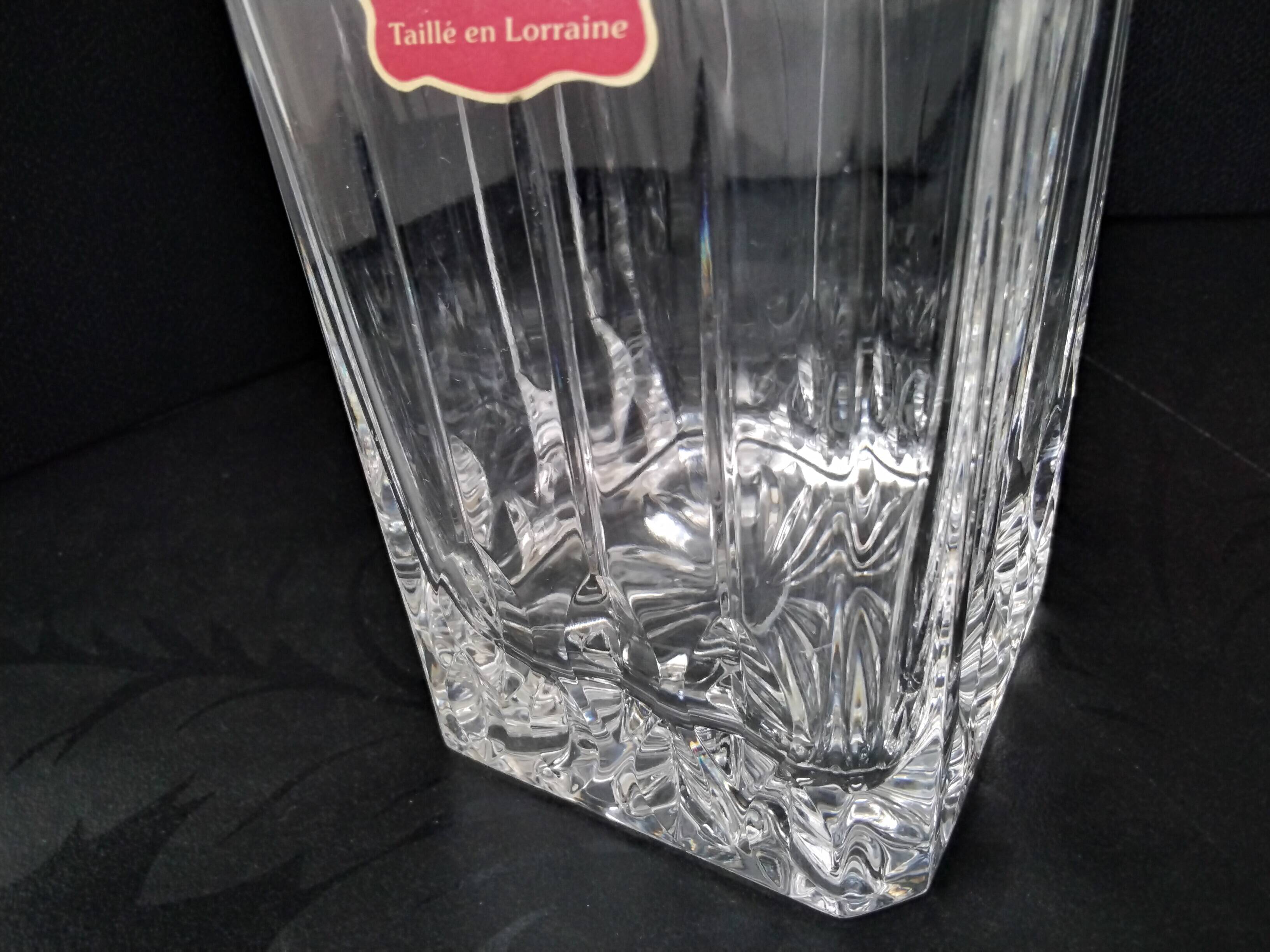 Lorraine crystal whiskey decanter