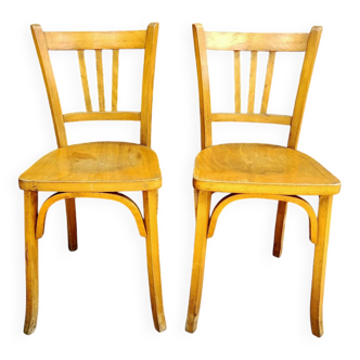Pair of vintage bistro chairs