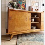 Sideboard, compass leg sideboard, 1950s bar.