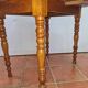 round table 4 feet in cherry wood