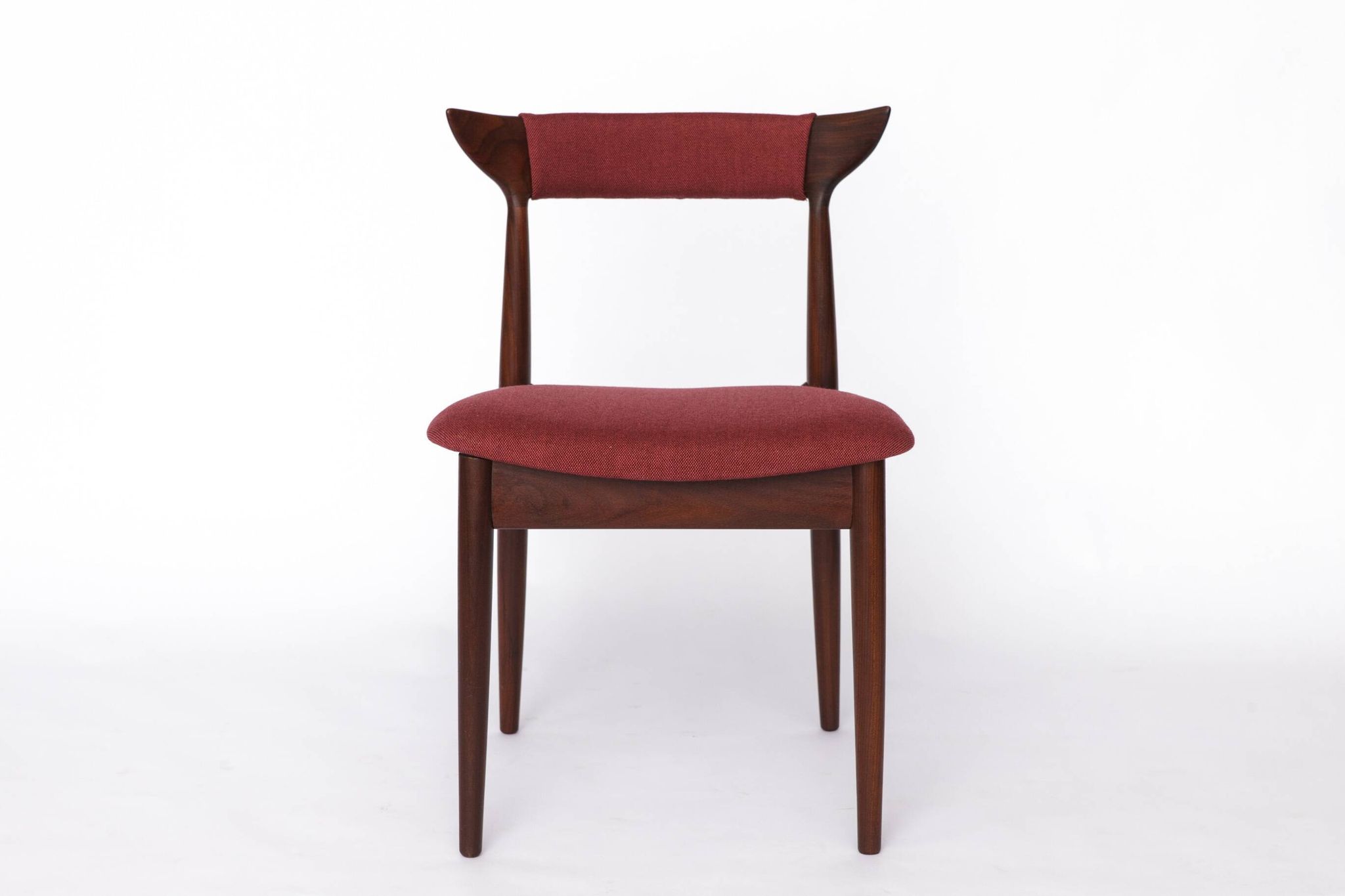 Vintage Cow Horn Chair – 1960s/1970s Danish Teak Dining or Desk Chair, Bord