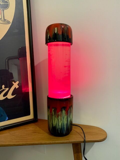 Vintage Vallauris ceramic lava lamp